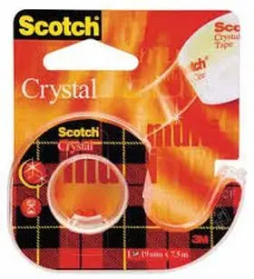 Portarollo Cello Scotch Crystal 19X7. 5 con Dispensador 3M - Scotch