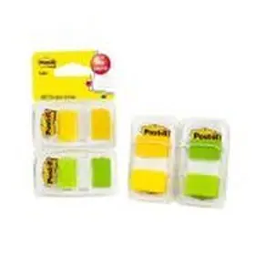 (2 X 1) Post-It Banderitas Index Amarillo + Verde