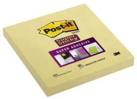 Post It Super Sticky 76 X 76 Amarillo 3M - Post-It