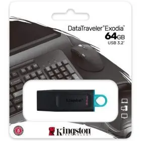 Memoria Usb 64Gb Kingston Dtx/64Gb 3. 2 (Incluye Canon Lpi de 0. 24 )