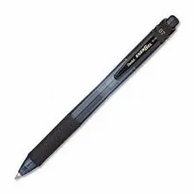 Boligrafo Energel Retractil con Punta de Bola Negro
