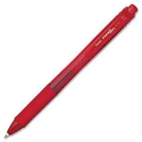 Boligrafo Energel Retractil con Punta de Bola Rojo