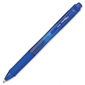 Boligrafo Energel Retractil con Punta de Bola Azul