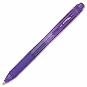 Boligrafo Energel Retractil con Punta de Bola Violeta