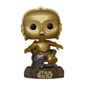 Figura Pop Star Wars: Rotj 40Th- C3P0 In Chair