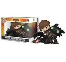 Figura Pop Rides Dlx: Httyd Hiccup W/Toothless