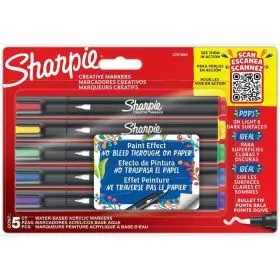 5 Rotuladores Sharpie Creative Markers Acrylicos Base Agua