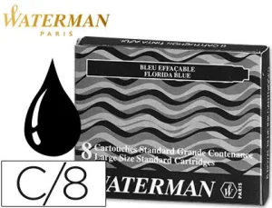 (8) Cartuchos Pluma Negro Waterman - Newell