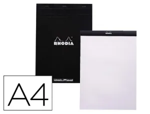 Cuaderno Rodhia Dot Nega No18 Libreta