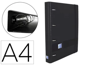 Ringbook Oxford L&G A4+R5 5X5 Ergo W&E Tp Negro