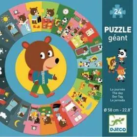 Puzzle Gigante la Jornada Djeco Puzzles Piezas