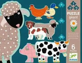 Puzzle Honore y Amigos Progresivo Djeco Puzzles Piezas
