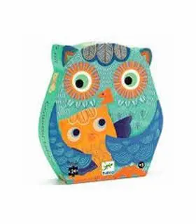 Puzzle Silueta Buho