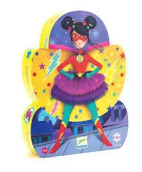 Puzzle Silueta Super Star -36 Pzas. - Djeco