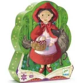 Puzzle Silueta la Caperucita Roja -36 Pzas. - Djeco
