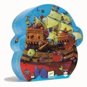Puzzle Silueta el Barco Pirata -54 Pzas. - Djeco