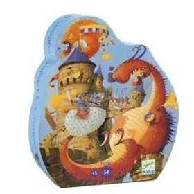 Puzzle Silueta Vaillant y el Dragón -54 Pzas. - Djeco