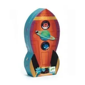 Puzzle Silueta Nave Espacial - 16 Piezas - Djeco