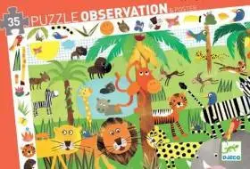 Puzzle Observacion la Jungla Djeco Puzzles Piezas