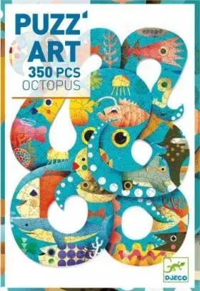 Puzzle Art Octopus Fsc Mixto -350 Pzas. - Djeco