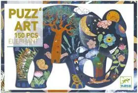 Puzzle Art Elefante Fsc Mixto -150 Pzas. - Djeco