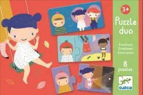 Puzzle Dúo Emociones Djeco Puzzles Piezas