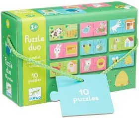 Puzzle Dúo Habitat Djeco