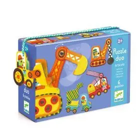 Puzzle Dúo Articulo Vehículos Djeco