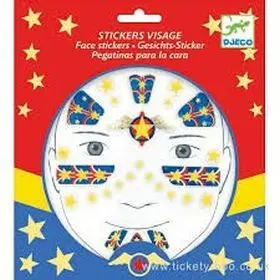 Pegatinas para la Cara Superhéroe (Min. 2 u. )