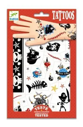 Tatuajes los Piratas (Mín. 2 u. )