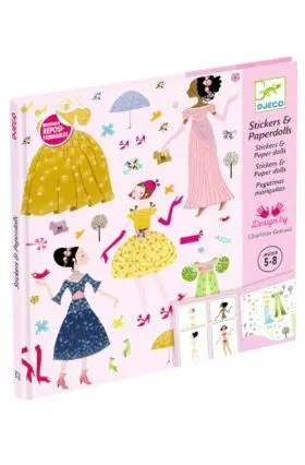 Muñecas de Papel Vestidos de las 4
