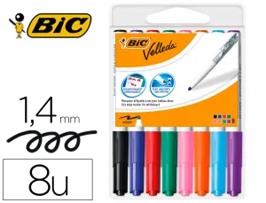 8 Rotuladores Velleda Medium Colores Surtidos