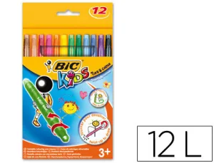 12 Rotuladores Kids Turn And Color
