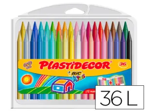 Plastidecor 36 Colores Bic