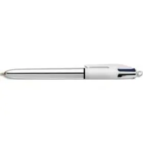 Bic 4 Colores Shine Plata Bic