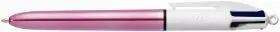 Boligrafo 4 Colores Shine Rosa Metalico Bic