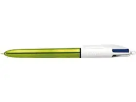 Boligrafo 4 Colores Shine Verde Metalico