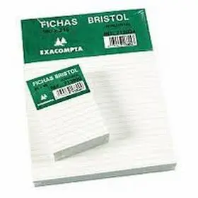 100 Fichas Nº3 100X150 Rayado Rayadas Exaclair - Clairefontaine