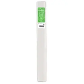 Papel Crespon 0,5 X 2,5 M. Blanco