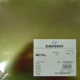 Cartulina Canson A3 280G Metalizado Oro 39