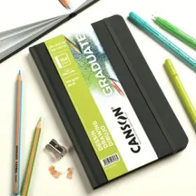 Cuad 14X21,6 52H Canson Graduate Dibujo Fino 160G