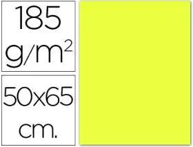Cartulina Grande Amarillo Limon 50X65 Cms.