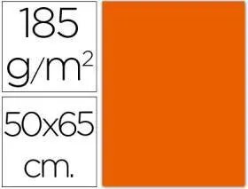 Cartulina Grande Mandarina Naranja Oscuro 50X65 Cms.
