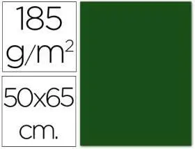 Cartulina Grande Verde Abeto 50X65 Cms.