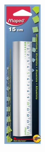 Regla 15 Cms. Aluminio Maped