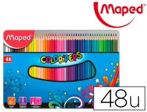 Color'peps 48 Caja Metalica