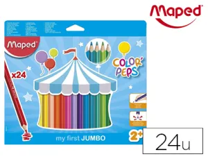 Lápices Colorpeps Jumbo X24 Maped