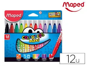 Estuche 12 Rotuladores Color Peps Maped