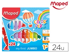 Rotulador Color Peps Jumbo 24