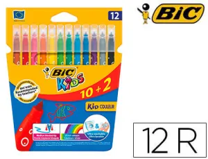 10+2 Rotuladores Kid Couleur Bic